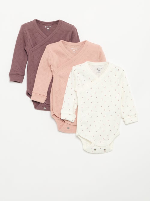 Pack de 3 bodies evolutivos - Kiabi