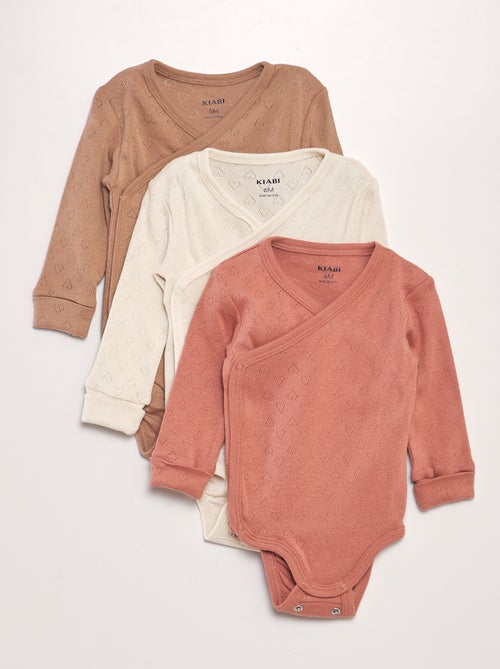 Pack de 3 bodies evolutivos - Kiabi