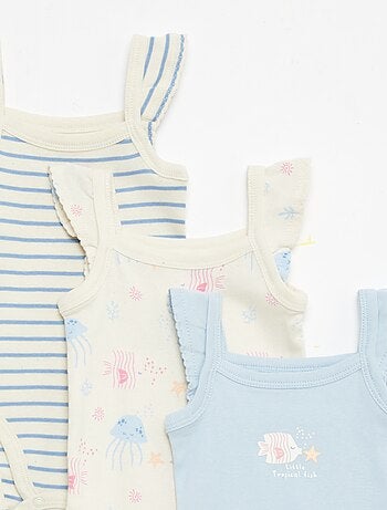 Pack de 3 bodies sin mangas