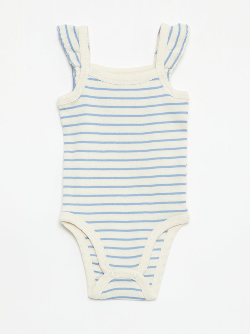 Pack de 3 bodies sin mangas Beige - Kiabi