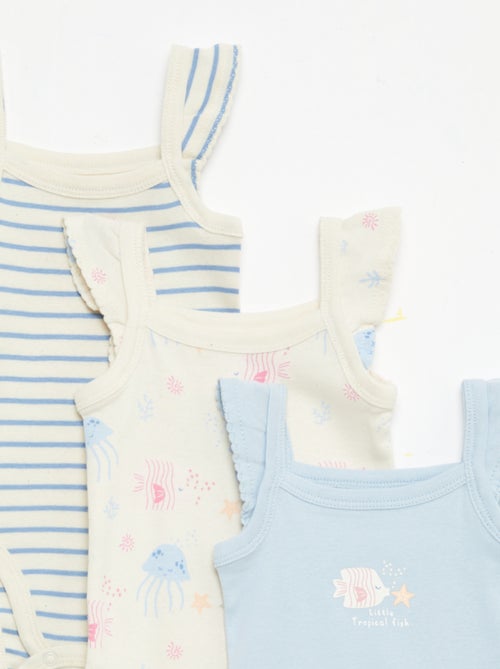 Pack de 3 bodies sin mangas - Kiabi