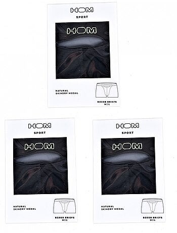 Pack de 3 Boxer Hombre HOM Confort y Calidad Superior