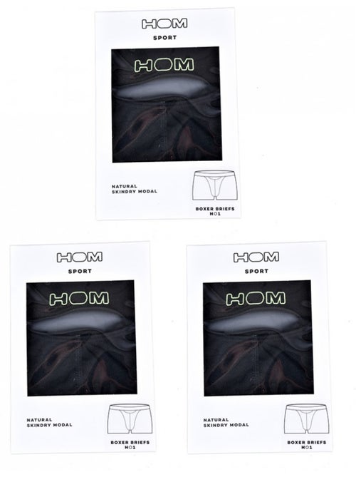 Pack de 3 Boxer Hombre HOM Confort y Calidad Superior - Kiabi