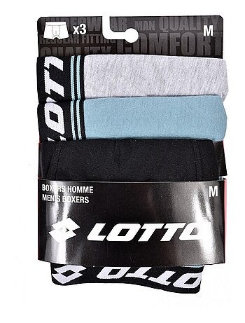 Pack de 3 boxer hombre LOTTO