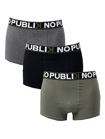 Pack de 3 Boxer Hombre No Publik Algodón