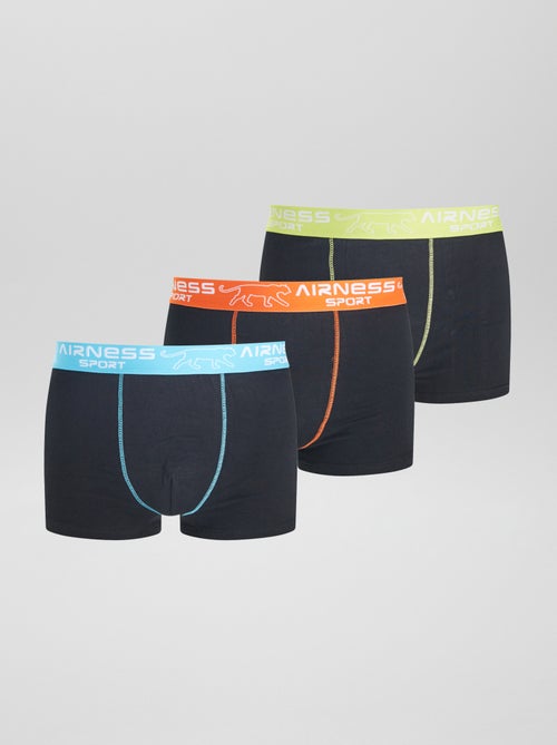 Pack de 3 boxers 'Airness' con cintura - Kiabi