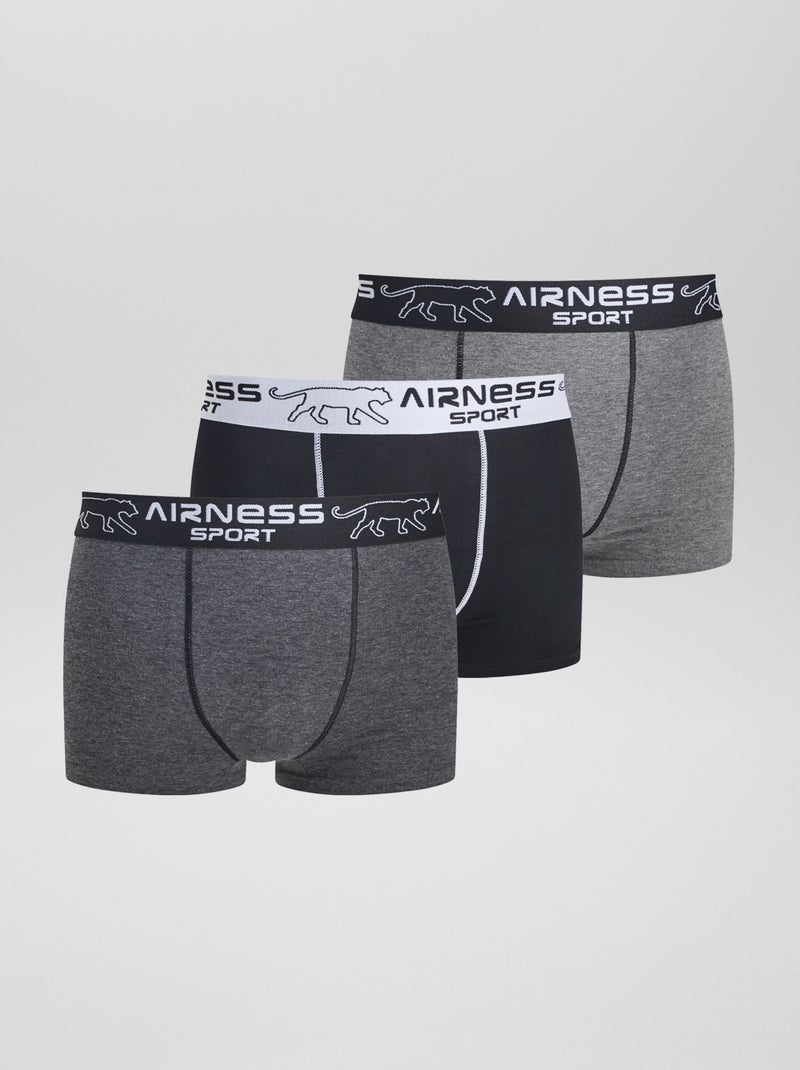 Pack de 3 bóxers 'Airness' GRIS - Kiabi