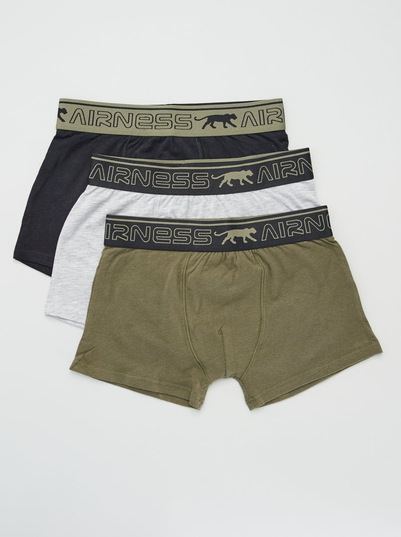 Pack de 3 bóxers 'Airness' NEGRO - Kiabi