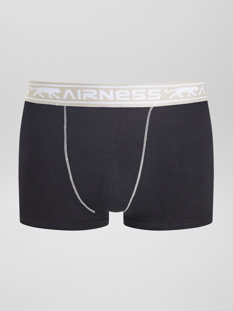 Pack de 3 boxers 'Airness' NEGRO - Kiabi