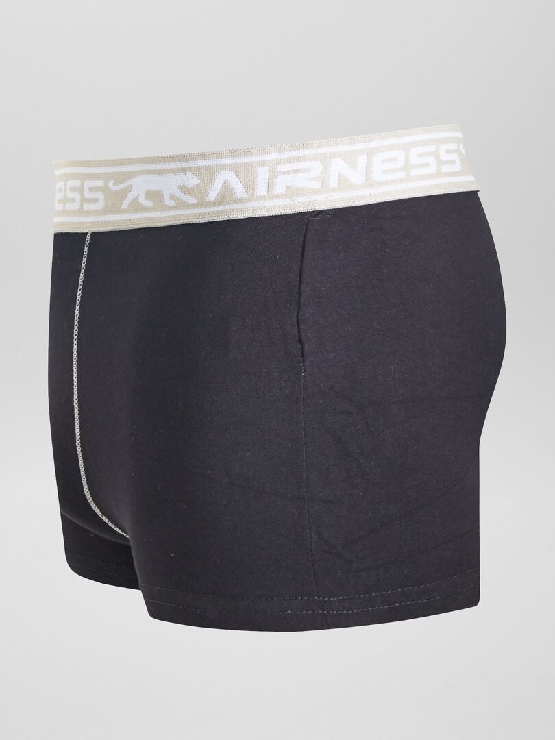 Pack de 3 boxers 'Airness' NEGRO - Kiabi
