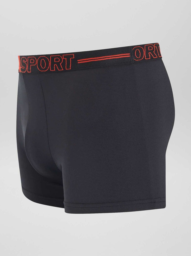 Pack de 3 boxers 'Athena' NEGRO - Kiabi