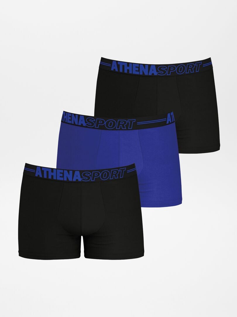 Pack de 3 boxers 'Athena' NEGRO - Kiabi