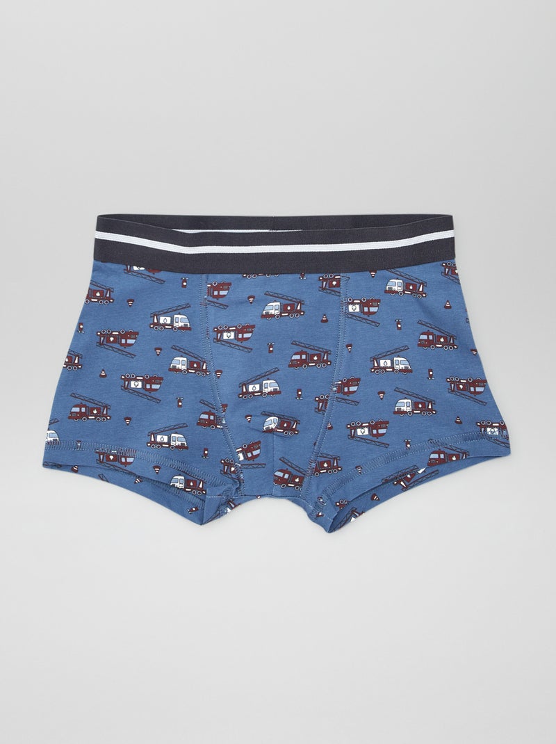 Pack de 3 boxers AZUL - Kiabi