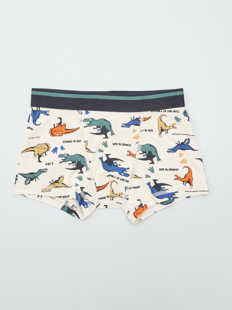 Pack de 3 boxers BEIGE - Kiabi