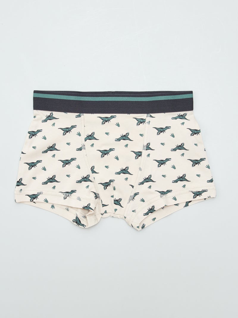 Pack de 3 boxers BEIGE - Kiabi