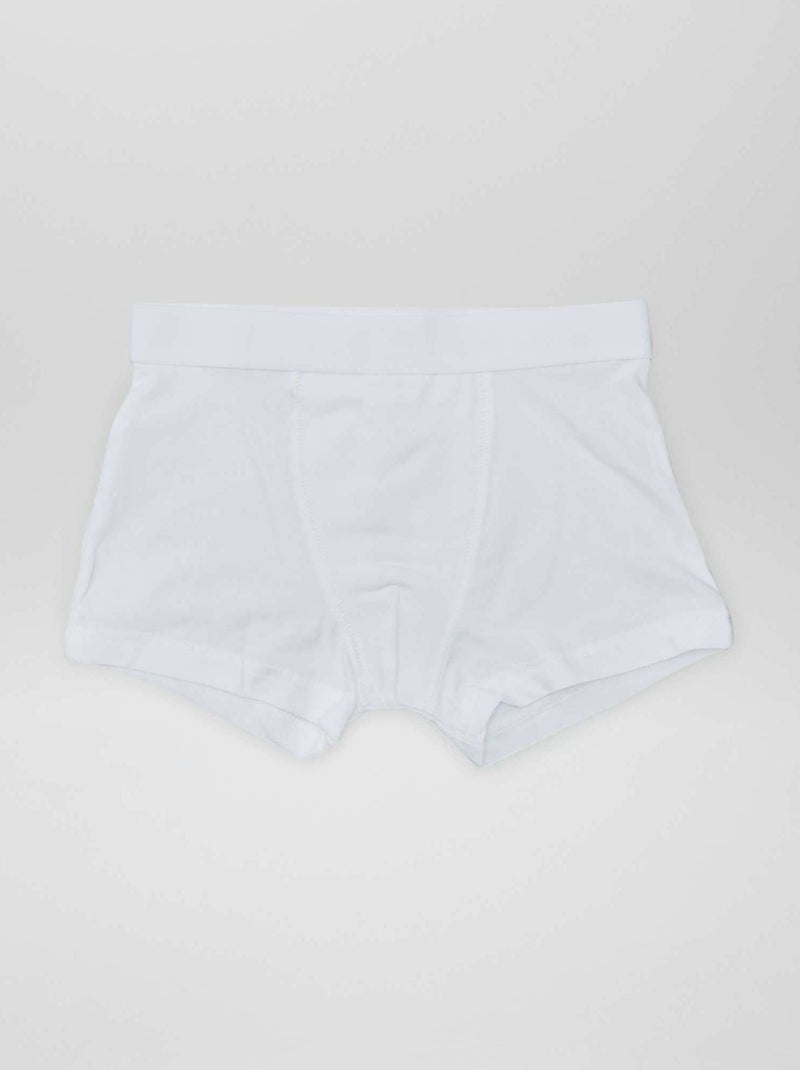 Pack de 3 boxers BLANCO - Kiabi