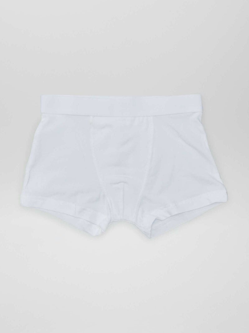Pack de 3 boxers BLANCO - Kiabi