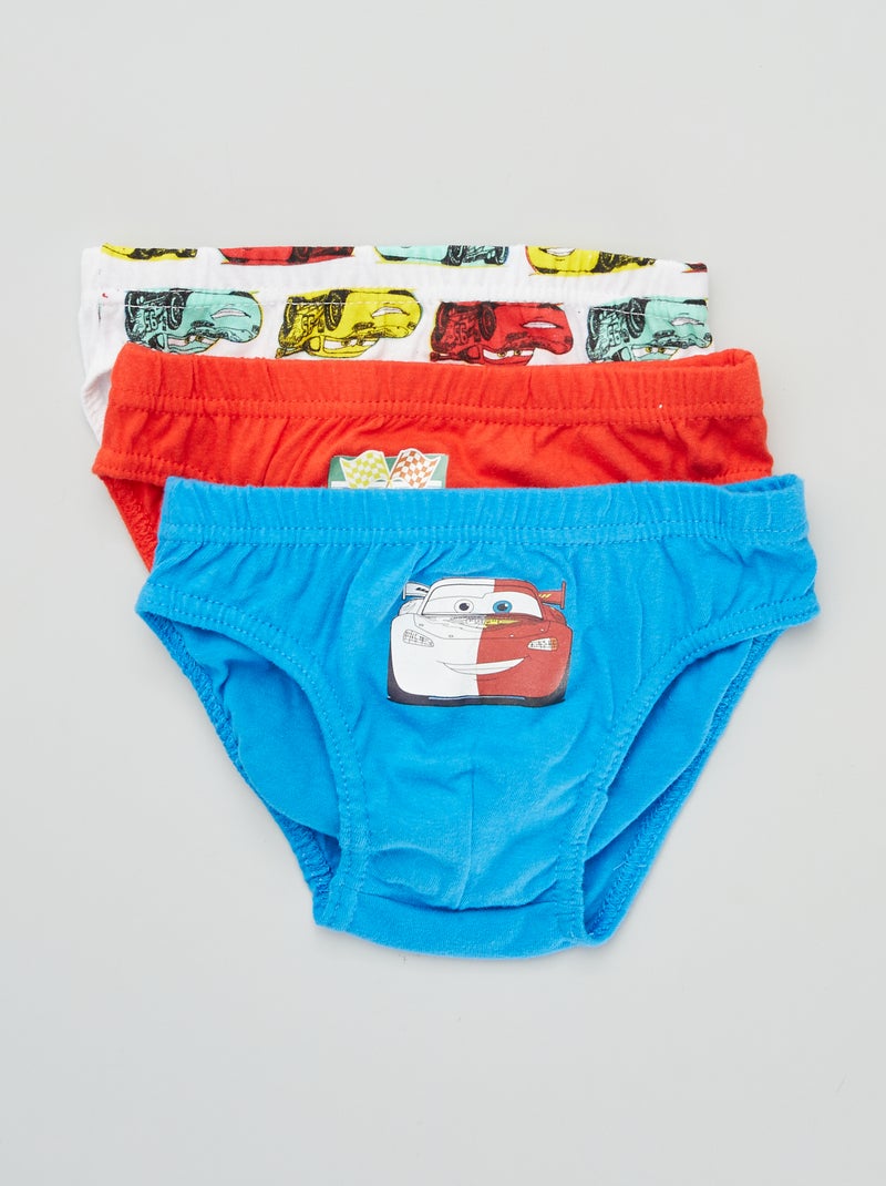 Pack de 3 boxers 'Cars' AZUL - Kiabi