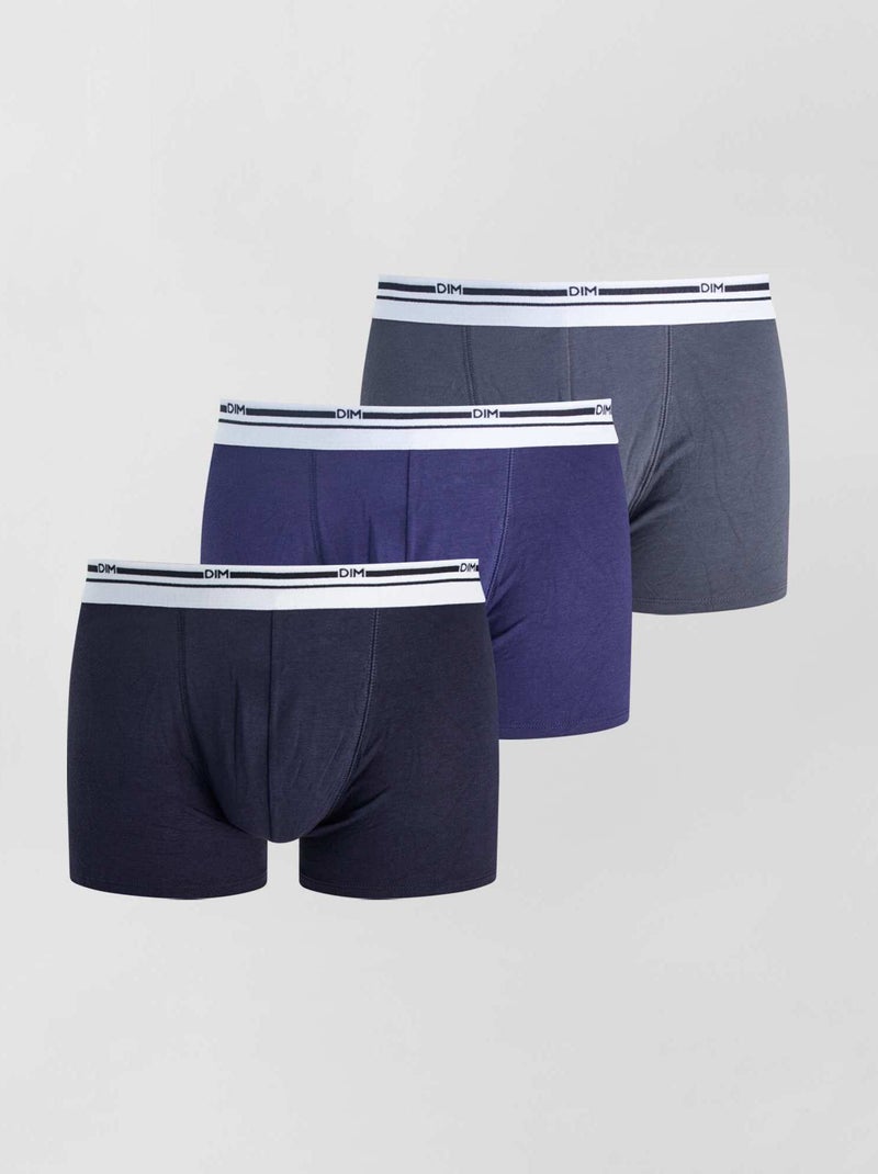 Pack de 3 boxers Classic colors 'DIM' BEIGE - Kiabi
