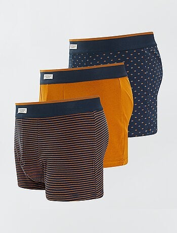 Pack de 3 bóxers de algodón