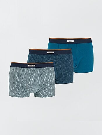 Pack de 3 bóxers de algodón