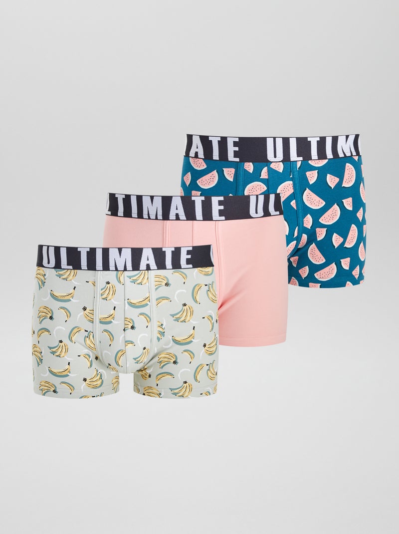 Pack de 3 boxers de fantasía AZUL - Kiabi