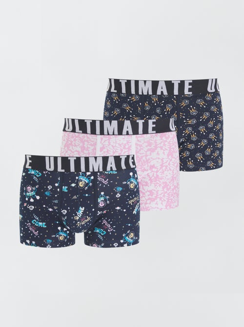 Pack de 3 boxers de fantasía - Kiabi