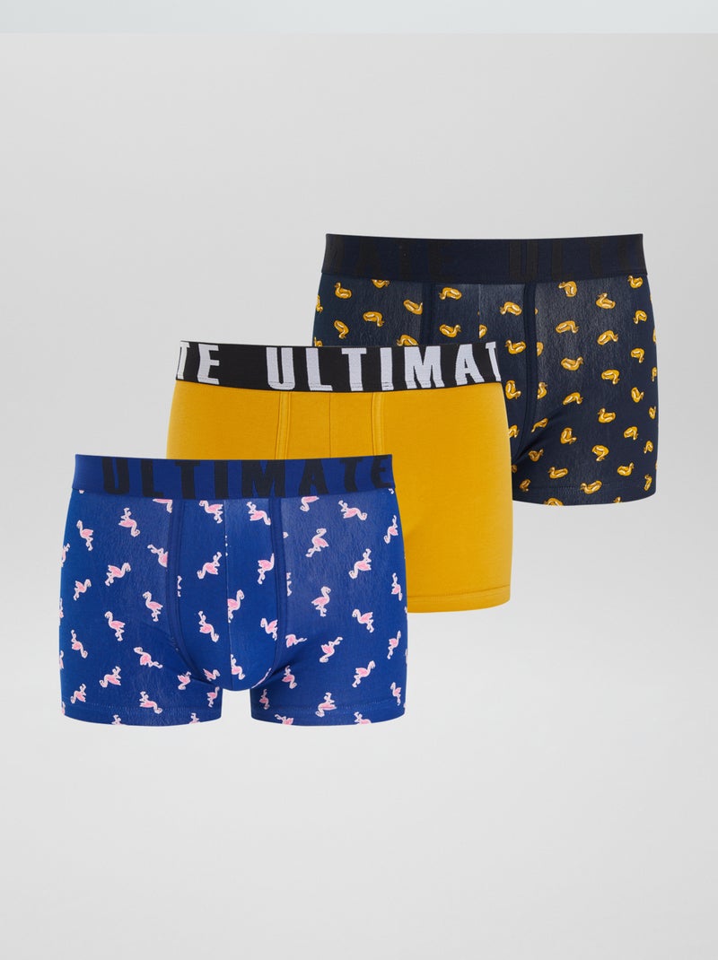 Pack de 3 boxers de fantasía AZUL - Kiabi