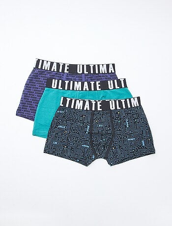 Pack de 3 boxers de fantasía