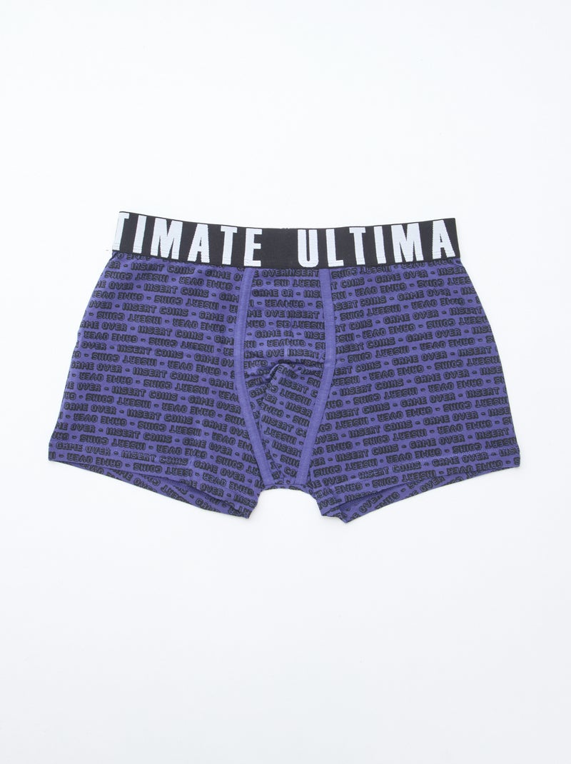 Pack de 3 boxers de fantasía Azul - Kiabi