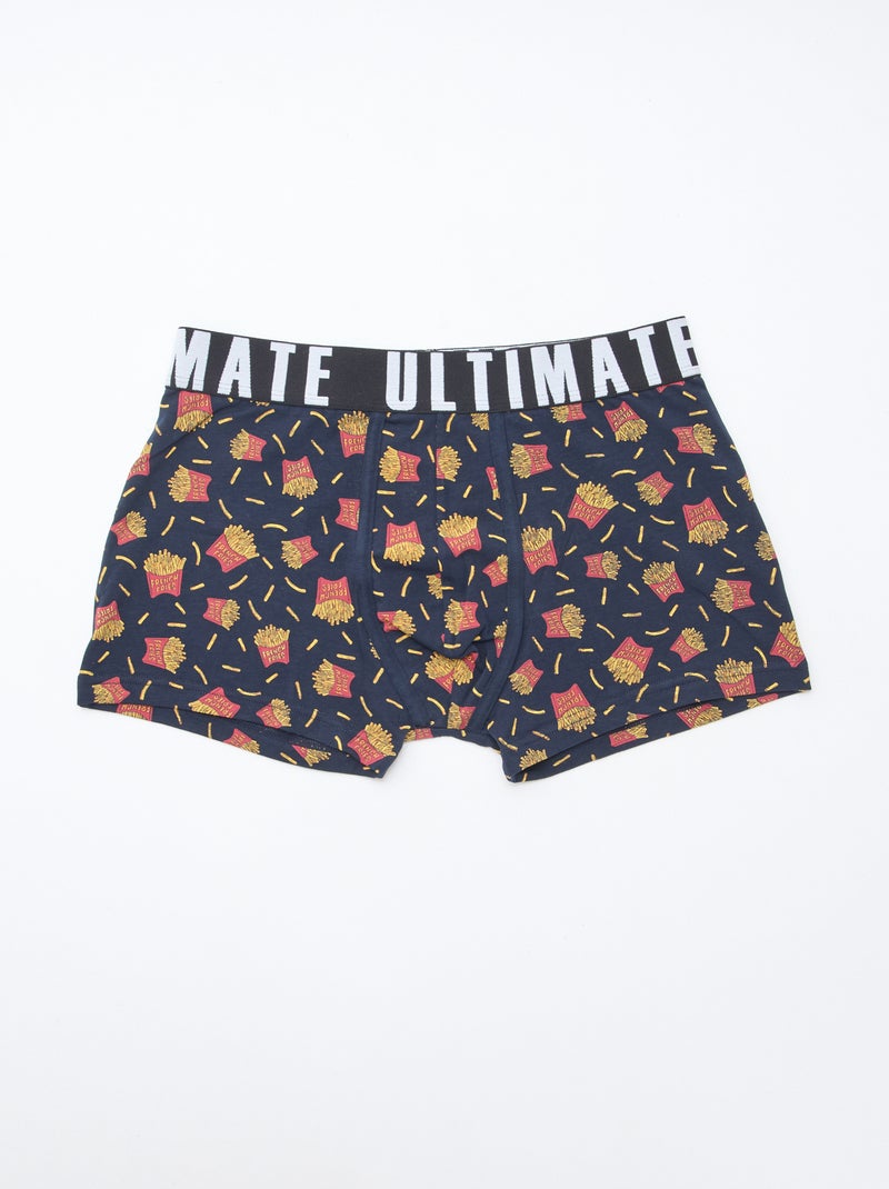 Pack de 3 boxers de fantasía Azul - Kiabi