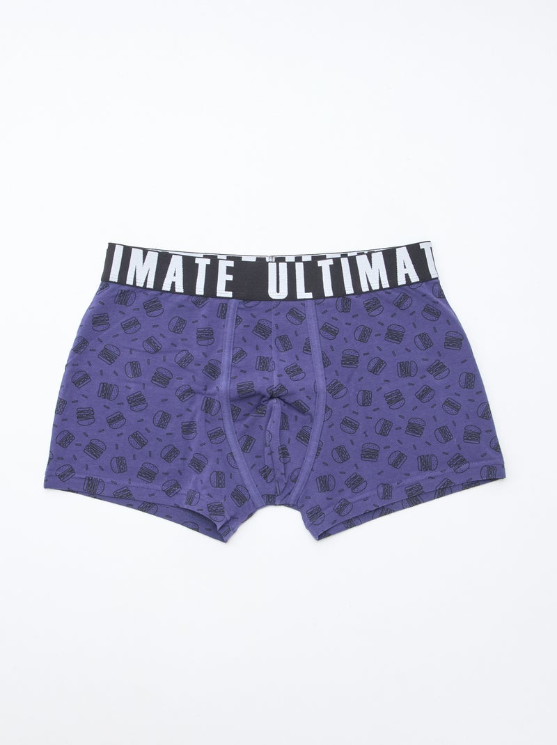 Pack de 3 boxers de fantasía Azul - Kiabi