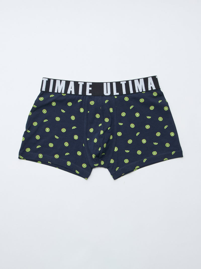 Pack de 3 boxers de fantasía Azul - Kiabi
