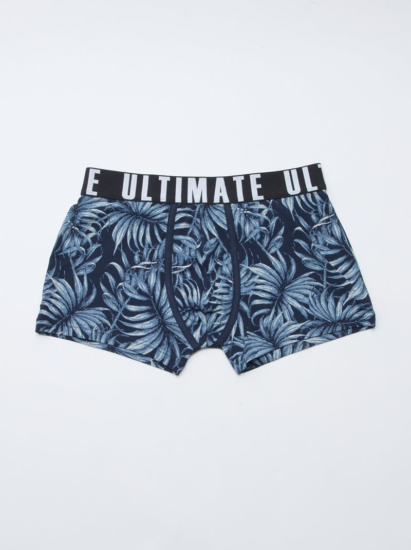 Pack de 3 boxers de fantasía Azul - Kiabi