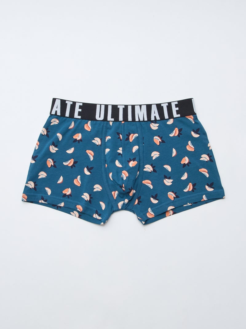 Pack de 3 boxers de fantasía Azul - Kiabi