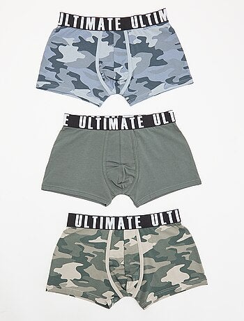 Pack de 3 boxers de fantasía