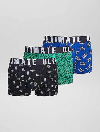 Pack de 3 boxers de fantasía