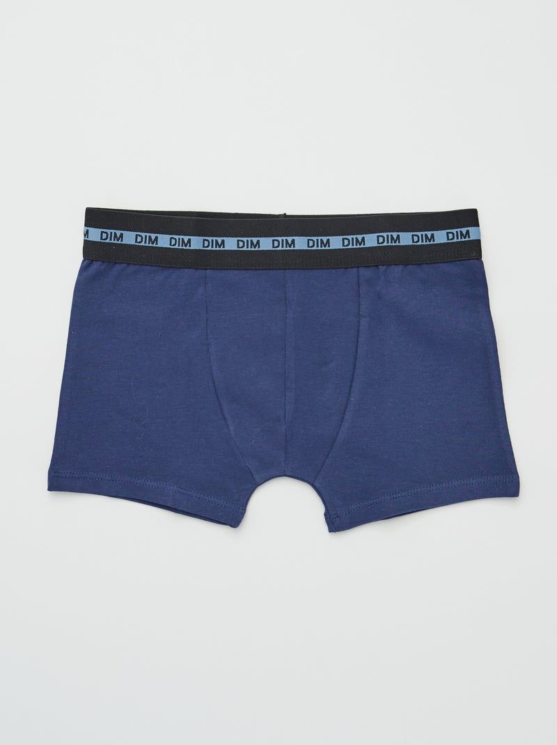 Pack de 3 boxers 'DIM' AZUL - Kiabi