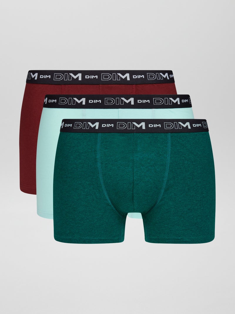 Pack de 3 boxers 'Dim' AZUL - Kiabi