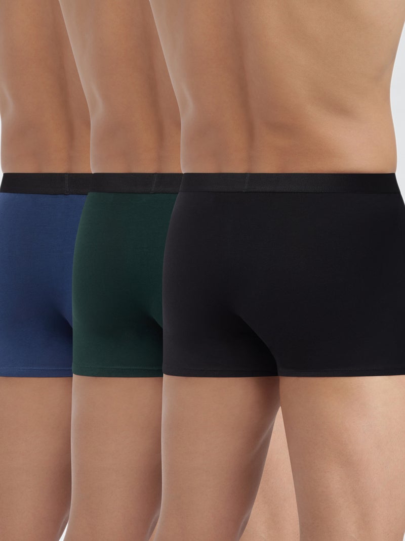Pack de 3 bóxers 'Dim' Azul - Kiabi
