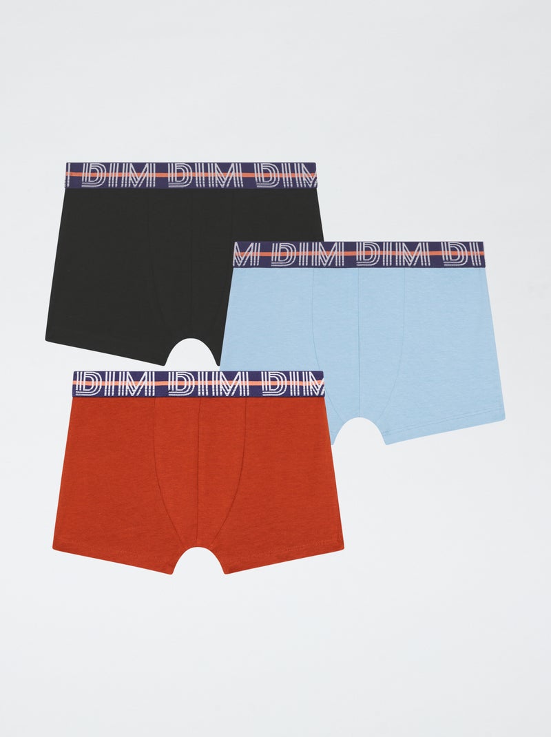 Pack de 3 boxers 'Dim' Azul - Kiabi