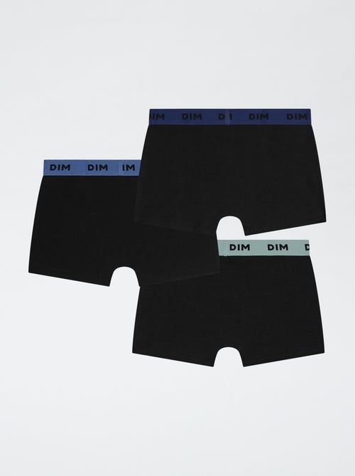 Pack de 3 bóxers 'Dim' lisos - Kiabi