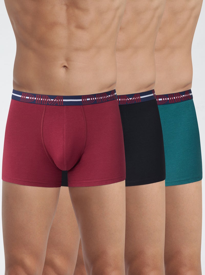 Pack de 3 bóxers 'Dim' Negro - Kiabi