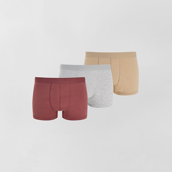 Pack de 3 boxers eco-concepción size+ Tallas grandes hombre - beige/gris -  Kiabi - 12,00€