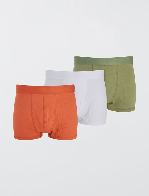 Pack de 3 boxers eco-concepción size+ - ROSA - Kiabi - 12.00€