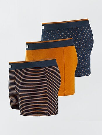 Pack de 3 boxers elásticos