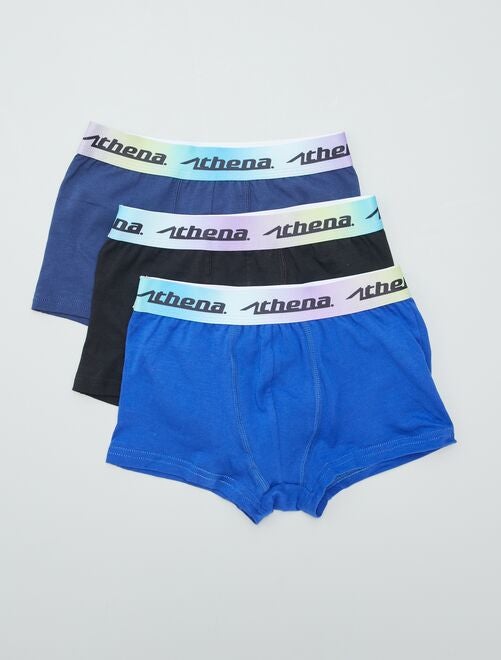 Pack de 3 boxers elásticos 'Athena' - Kiabi