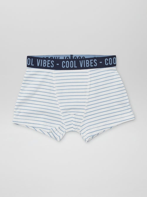 Pack de 3 bóxers elásticos - Kiabi