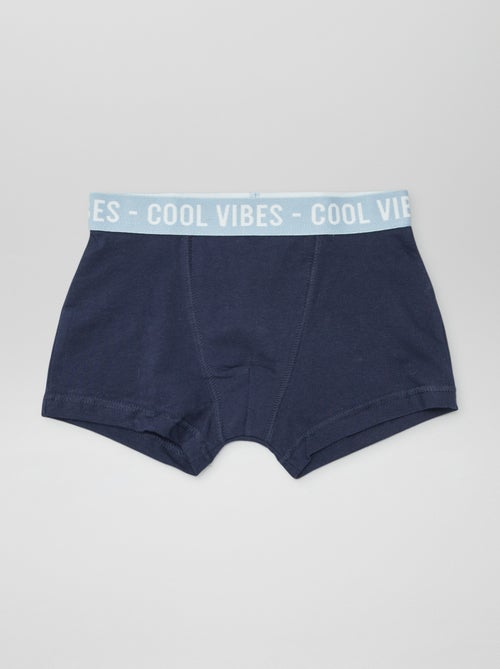 Pack de 3 bóxers elásticos - Kiabi