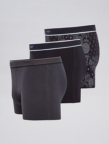 Pack de 3 boxers elásticos - Kiabi